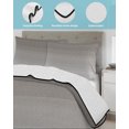 thumbnail image 3 of Quilt King Size Bedding Set, Brown Ombre Reversible Summer Quilt 3 Pieces, Farmhouse Brown Gradient Striped Lightweight Bedspreads Coverlets with 2 Pillow Shams for All Seasons, 3 of 5