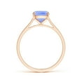 thumbnail image 2 of Angara Natural 2.45 Ct. Tanzanite Fashion Ring in 14K Rose Gold for Women (Ring Size: 10), 2 of 9