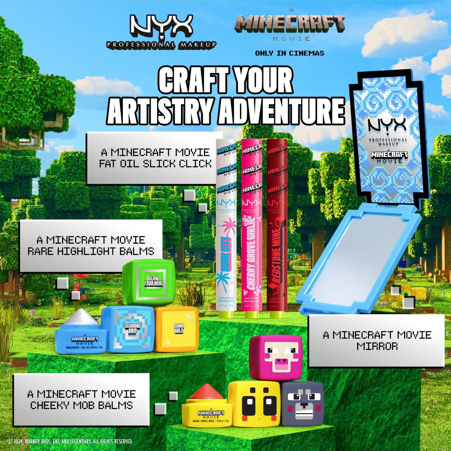 NYX Professional Makeup Miroir UN FILM MINECRAFT