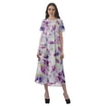 thumbnail image 1 of Moomaya Tenues d'Été Femmes Coton Flex Imprimées Robes Décontractées, 1 of 5
