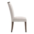 thumbnail image 6 of Pemberly Row Wood and Fabric Dining Room Chairs in Brown (Set of 6), 6 of 9