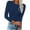 Dark Blue, variant on AOOCHASLIY Women Fall Tops Womens Fall Fashion Long Sleeve Stretch Slim Fitted T-Shirt Blouse Solid Basic Tops