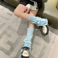 thumbnail image 4 of Leg Warmers Y2K Kawaii Ripped Leg Warmers for Girl Women Cute Knitted Socks Y2K Harajuku Goth Accessories, 4 of 5