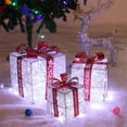 thumbnail image 3 of ITFABS Christmas Decoration Lighted Gift Box, Wrought Iron Christmas Layout, 3 of 3