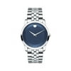 Movado Museum Classic 0606982 Blue Dial Stainless Steel Mens Watch