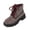Red #039, variant on Combat Boots for Women Rhinestone Glitter Platform Ankle Booties Chunky Lug Sole Lace Up Party 35