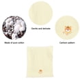 thumbnail image 3 of 3 thick absorbent small towels for washing face, household lace cartoon towels 25 * 50cmyellow, 3 of 5