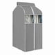 thumbnail image 1 of Hanging Garment Bag Garment Bag Organizer Storage with Clear Pvc Windows Garment Rack Cover DustproofGray 60*48*100, 1 of 4