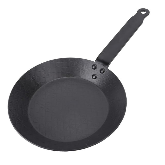 Cast Iron Skillet Frying Pan, Non Stick Flat Tawa Roti Skillet Pancakes Frying Pan for Gas Induction Cooker Indoor Outdoor Use