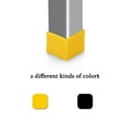 thumbnail image 3 of 10pcs Yellow Soft PVC Angle Iron Foot Pad L Shaped Edge Leg Cover 63 x 63mm, 3 of 7