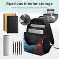 thumbnail image 4 of Yspwyqan Ice Fire Basketball 4Pcs Kids Backpack Set with Lunch Box Pencil Case Water Bottle Bag, Lightweight Bookbag Fits 13 Inch Laptop for Elementary School, 4 of 7