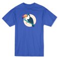 thumbnail image 1 of Cool Toucan Circle Men's Royal Blue T-shirt, 1 of 1
