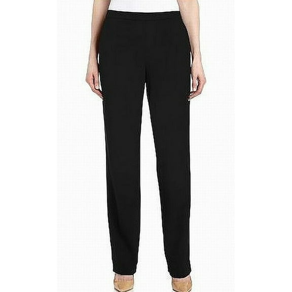 Briggs NEW Deep Black Womens Size 14 Pull-On Casual Pants Stretch