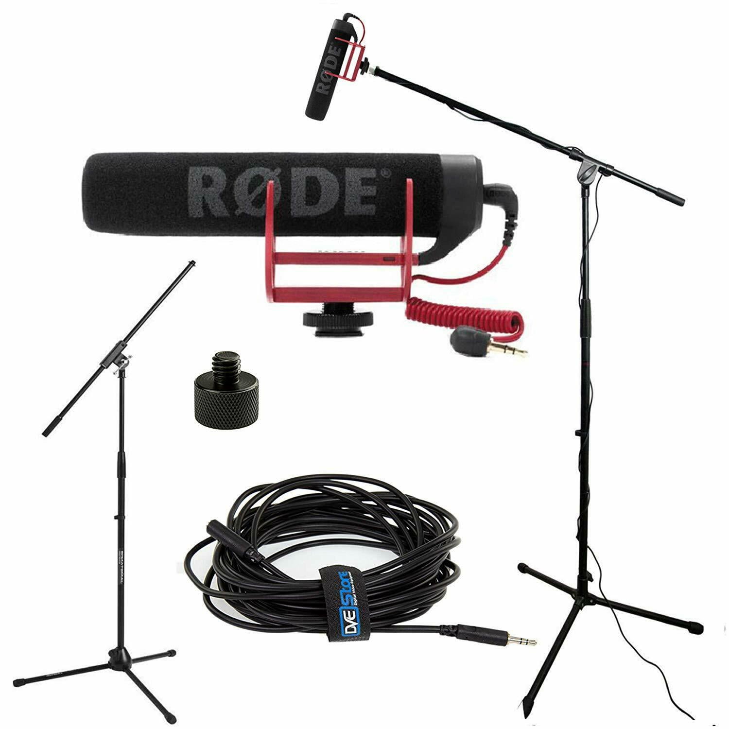 RODE VideoMic GO Studio Boom Kit VideoMic GO, Boom Stand, Adapter and