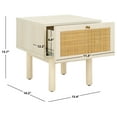 thumbnail image 3 of SAFAVIEH Aino Modern 1 Drawer Nightstand,Bleached White, 3 of 14