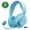 Aqua, variant on SteelSeries Arctis Nova 3X Wireless Multi-Platform Gaming Headset — Mobile App Control — 40 HR Battery — 2.4GHz/Bluetooth — Detachable Mic — Xbox, PS5, PC, Switch, Mobile — Black