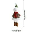 thumbnail image 5 of SLYNSHome Christmas Stuffed Dolls Decorations,Hanging Santa Snowman Reindeer Doll Long Legs Dolls Ornaments for Home Decoration, 5 of 6