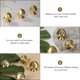 thumbnail image 3 of ADDHAT Pomo Dorado Para Muebles Con Octagonal Ideal Para Gabinetes Y Armarios, 3 of 8