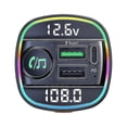 thumbnail image 3 of Car Fm Transmitter Receiver Mp3 Player Modulador de carga rápida Charr Tooth 5.0 Hands Car Kit, 3 of 4