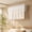 C, variant on ZZkhGO Hand Crocheted Air Conditioner Wind Deflector, No Drilling Installation Fabric Draft Stopper, Cold Air Blocking Curtain for Bedroom Living Room Home Decor