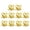Gold-6mm, variant on 10 Pack Round Disc Earring Stoppers Plugs Metal Earrings Back Secure Ear Studs Closures Clasps for Heavy Earrings