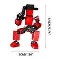 thumbnail image 3 of YOHAVEN Action Figure DIY Movable Joint Doll Kit, Cool Collectible Figurine with 3 Hand Gestures 4 Accessories 6 Weapons for Desk Shelf Office Home Decor, 3 of 4