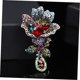 thumbnail image 4 of Women Rhinestone Brooch Pearl Brooch Bridal Flower Brooch Rhinestone Brooches Rose Brooch Pin Rhinestone Lapel Rhinestone Brooch Rhinestone Breastpin Miss LingWen 1327537019688, 4 of 5