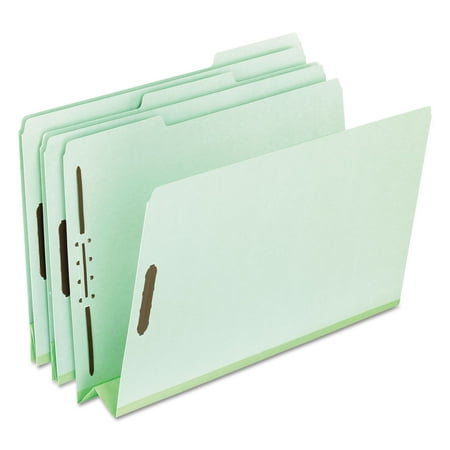 UPC: 0378787171870 | Pendaflex Pressboard Folders 2 Fasteners 3  Expansion 1/3 Tab Legal Green 25/Box 17187