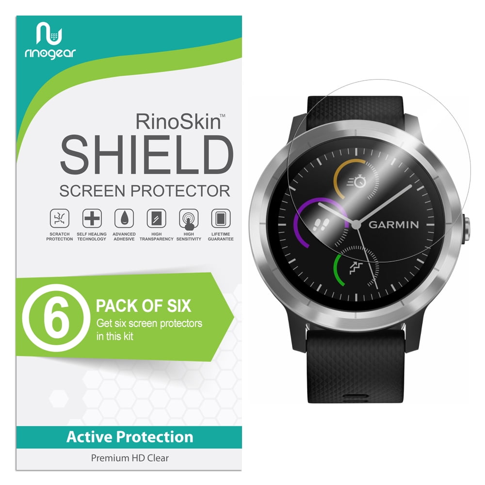 Kalmerend last wees stil 6-Pack) Garmin Vivoactive 3 Screen Protector Full Coverage RinoGear  Flexible HD Crystal Clear Anti-Bubble Unlimited Replacement Film -  Walmart.com