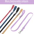 thumbnail image 4 of Correa impermeable para perros: Correas estándar para perros con 2 ganchos para Caminar, longitudes ajustables, duradero y resistente al olor (S 3/4 in × 5 ft, lila), 4 of 5