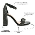 thumbnail image 6 of Journee Collection Womens Idda Tru Comfort Foam Open Toe High Block Heel Pumps, 6 of 6