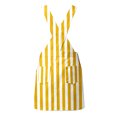 thumbnail image 5 of Bainana Kids Girls Sleeveless Striped Printed Overalls Dress With Pocket Casual Breathable Child Suspender Dress For Beach Vacation Size 8-9 Years Yellow, 5 of 7