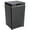 Black, variant on Furniture of America Azur Outdoor Aluminum & Wicker Outdoor Trash Can in Yellow