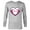Athletic Heather, variant on Marvel Spider-Man Ghost Spider Spider-Gwen Heart Mask Logo - Long Sleeve T-Shirt for Men - Customized-White