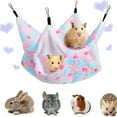 thumbnail image 2 of Petit Animal Hamac Suspendu à Double Couche Suspendu Sac de Couchage en Peluche Chaude R4, 2 of 7