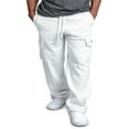 thumbnail image 1 of Men Jogger Trousers Casual Athletic Pants Sweatpants Loose Pocket Drawstring Long Pants, 1 of 7