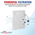 thumbnail image 3 of LifeSupplyUSA True HEPA Filter Replacement Compatible with Hunter 30212, 30213, 30240, 30241, 30251, 30378, 30379, 30381 & 30382 Air Purifier, 3 of 5