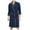 Blue, variant on JTieacloth Men's Nightshirts Mens Lightweight Spa Soft Knee Length Bathrobe With Pockets Black