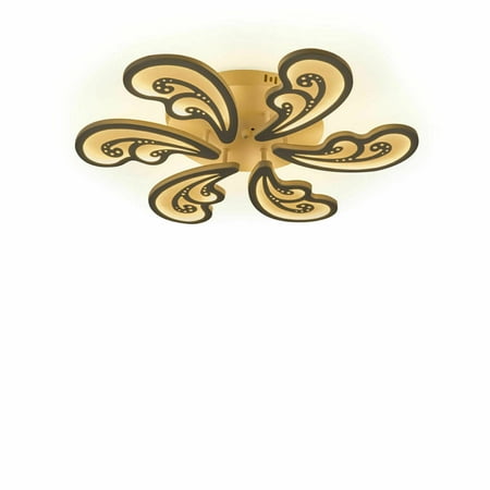 

Oukaning Modern Acrylic LED Ceiling Light Fixture Flower Chandelier Pendant Lamp