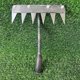 thumbnail image 3 of 5/6/7/8 Teeth Iron Gardening Hoe Weeding Rake Grasping Loosening Soil Garden Weeder Nail Rake Tool Harrow Farm Tool, 3 of 5