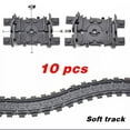 thumbnail image 5 of NEW City Trains Flexible Tracks Soft Straight Curved Rails Switch Building Block Creative Models Railways Toys for Kids Gifts (straight-30pcs), 5 of 7