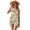 Lemons Blue Floral, variant on Xixirimido Retro Boho Daisy Print Girls One Piece Swimsuits Cutout Bathing Suit with Cover Up Skirt Quick Dry Beach Swimwear with Adjustable Strap, Size 15-16 Years