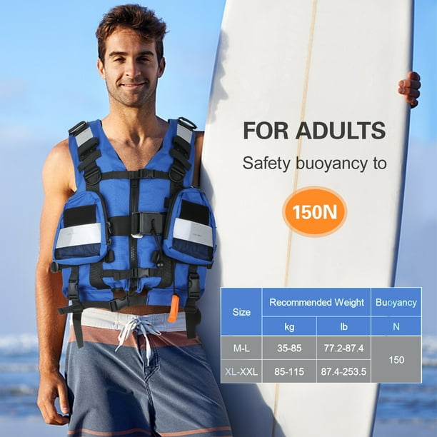 FlyFlise Personal Flotation Device Adults Life Jacket Adult Life