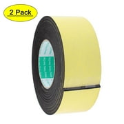 2 Pcs 6CM Width 3 Meters Long 4MM Thick Single Sided Seal Shockproof Sponge Tape