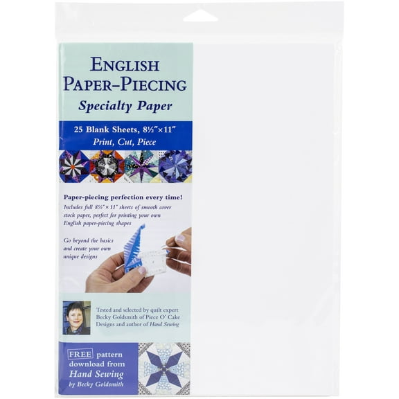 C&T English Paper-Piecing Specialty Paper 8.5"X11" 25/Pkg-