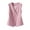 RD1, variant on Women Solid Color Sleeveless Vest, Lightweight Layering Piece V Neck Asymmetrical Button Outerwear