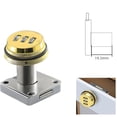 thumbnail image 1 of Password Locking Hasp and Staple with Padlock Garage Lock Cupboard Shed, 1 of 7