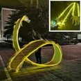 thumbnail image 2 of Luminous LED Flow Dance Prop & Dragon Ribbon Streamer – Perfect for Exercise and Performance, Designed for Adults and Seniors(Green, 19.6ft), 2 of 6
