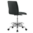 thumbnail image 4 of Computer Work Desk Chair, Black Silver, Vegan Leather, Home Office Business, Modern Contemporary HB33579, 4 of 9