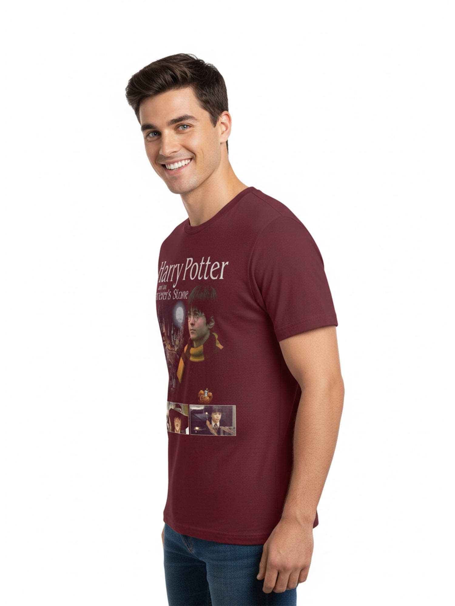 Harry Potter Men's & Big Men's Graphic Tee, Harry's Journey, Sizes S–3XL
